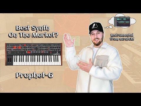 Sequential Prophet-6 Demo • Making a Beat from Scratch, Sound Design & Bouncing to Analog Tape