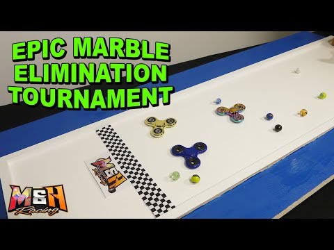 MARBLE ELIMINATION ● Marble Race Fidget Spinner Tournament