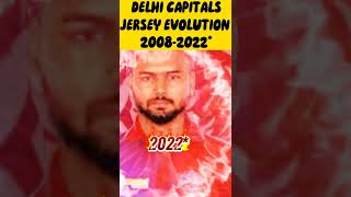 नई दिल्ली की नई JERSEY 💙❤️ | Delhi Capitals Jerseys 2008-2022 #ipl #shorts