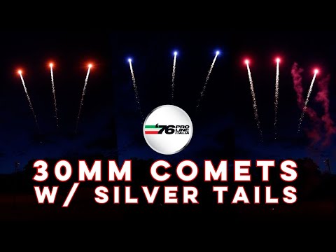 30mm No Debris Comets with Silver Tails - Prematched, iShot - '76 Pro Line Italia 2025