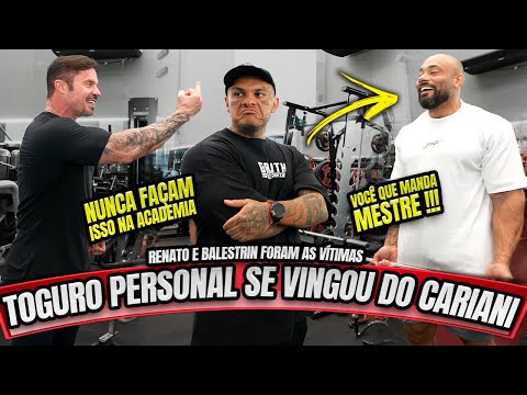 TOGURO PERSONAL SE VINGOU DO CARIANI E DO BALESTRIN - PIOR TREINO DE BRAÇOS DO CANAL !