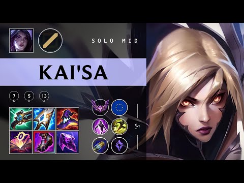 Kai'Sa Mid vs Ahri - EUW Master Patch 25.23