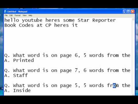 download lagu mp3 mp4 Club Penguin Star Reporter Book Codes, download lagu Club Penguin Star Reporter Book Codes gratis, unduh video klip Club Penguin Star Reporter Book Codes