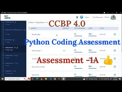Python Coding Assignment 1a Nxt Wave Nxtwave Ccbpacademy Coding Ccbpintensive Python Ccbp