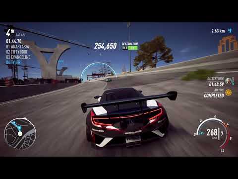 Winning "Hyperspace Circuit" in 6 Laps - NFS Payback