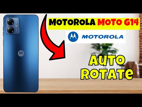 Motorola Moto G14 Auto Rotate || How to use auto rotate options || How to set auto rotate