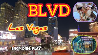 【ラスベガス】ストリップに出来たお勧め施設BLVD🛍️買い物・食事・夜景も楽しめる✨