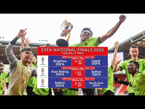 ESFA NATIONAL FINALS 2023 - DAY 3