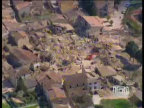 TERREMOTO: il dramma dall'alto