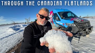 SURVIVING The Calmest Winter Road Trip EVER haha! WHERE IS ALL THE SNOW?