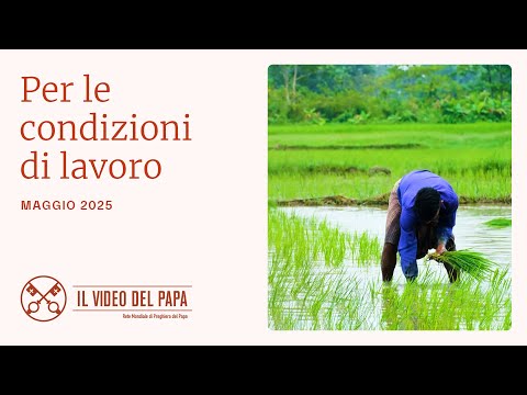 PER LE CONDIZIONI DI LAVORO - Il Video del Papa - Maggio 2025