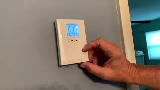 How to hack start and set Lux Pro thermostat