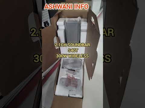 Thumbnail for LG S40T 300W SOUNDBAR | UNBOXING | 2.1CH #ashwaniinfo #trending #short #viral #soundbar #lgsoundbar