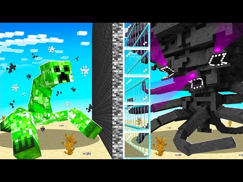 I CHEATED in a Minecraft MOB BATTLE!