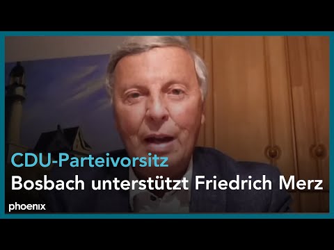 Wolfgang Bosbach (CDU) zur Kandidatur Friedrich Merz als CDU-Parteivorsitz am 15.11.2021