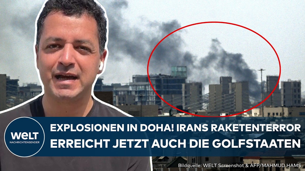 DONNER IN DOHA: Irans Raketenterror erreicht Golfstaaten! Medien berichten von Explosionen in Katar