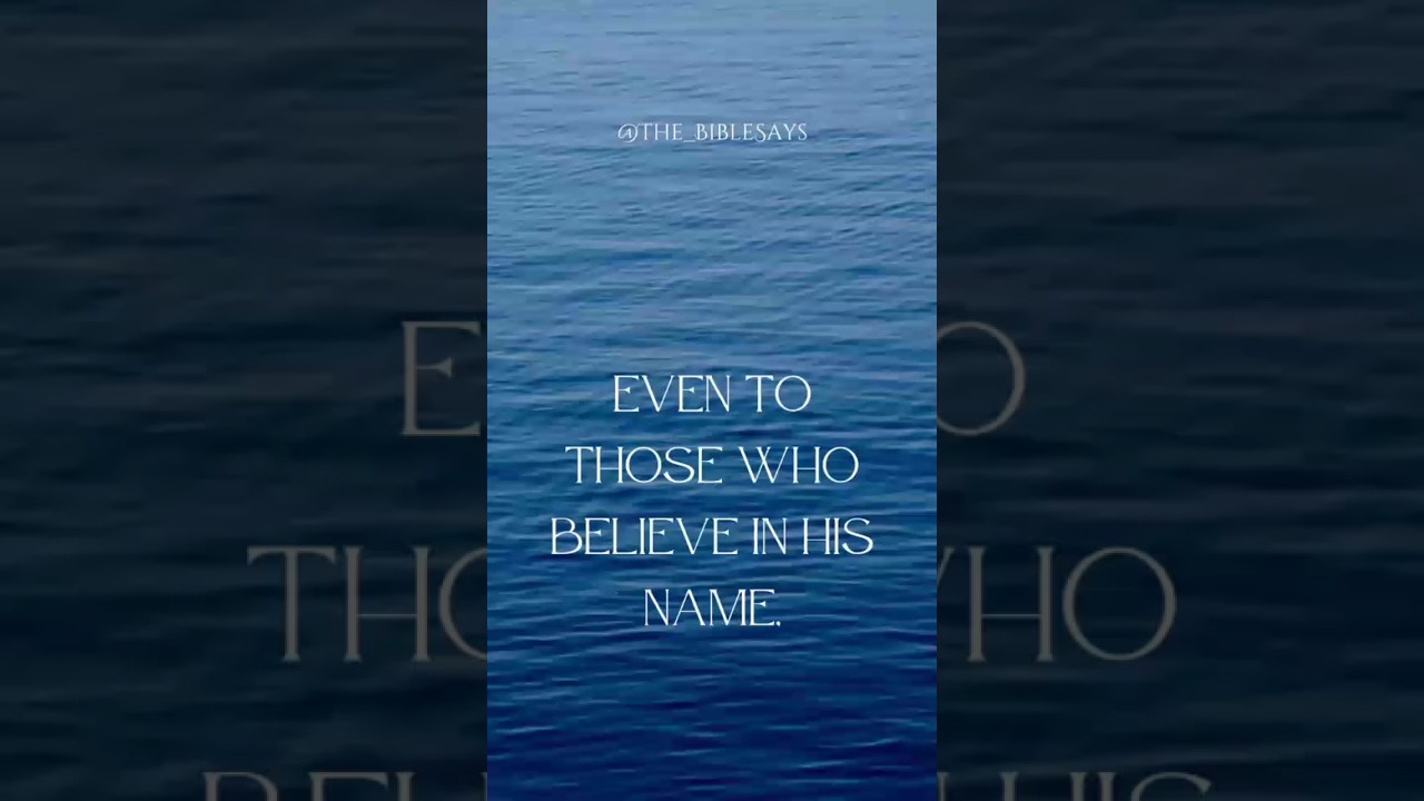 John 1:12-13 - Becoming Children of God: Embracing Our Divine Identity#holybible#newtestament #truth