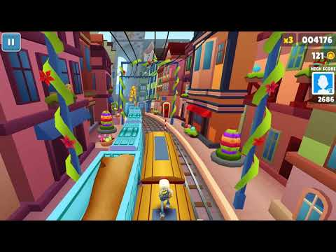 Subway Surfers Gameplay 4K - Free To Use (No Copyright)