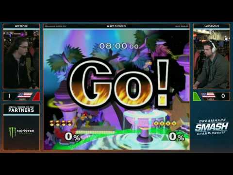 DHA 2017 SSBM - Wizzrobe (Captain Falcon) Vs. Laudandus (Sheik) Smash Melee