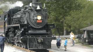 preview picture of video 'Ohio Central 1293 Run-by on the Cuyahoga Valley Scenic Railroad'