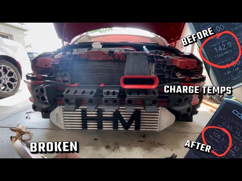 Focus ST Garrett Intercooler Install and results