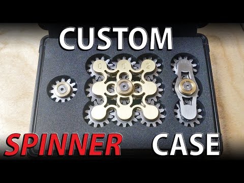 Making A Storage Case for 9 Gear Hand Spinner Fidget Toys Video