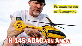 top lackiert RC Helicopter Airbus H145 ADAC von Amewi - jetzt auch als Johanniter Luftrettung D-HJLA