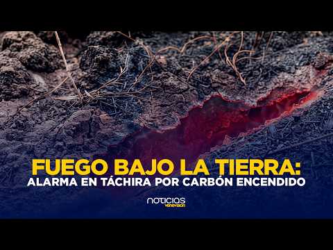 ¿ALERTA GEOLÓGICA? Veta de carbón en combustión genera alarma en Táchira: Alcalde se pronuncia