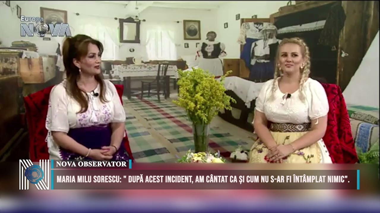 Maria Milu Sorescu: " După acest incident, am cântat ca și cum nu s-ar fi întâmplat nimic".