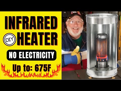 DIY Infrared Heater - No Electricity Emergency Stove / Heat (Not sponsored, Yet!)