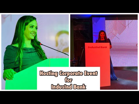 Hosting an event for IndusInd bank