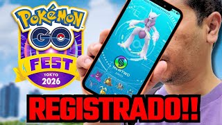 REGISTREI O MEGA MEWTWO… 1º DIA DO GO FEST TOKYO 2026 NÃO FOI COMO EU ESPERAVA 😳🔥