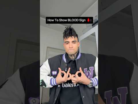 How To Show B.L.O.O.D Sign 🩸