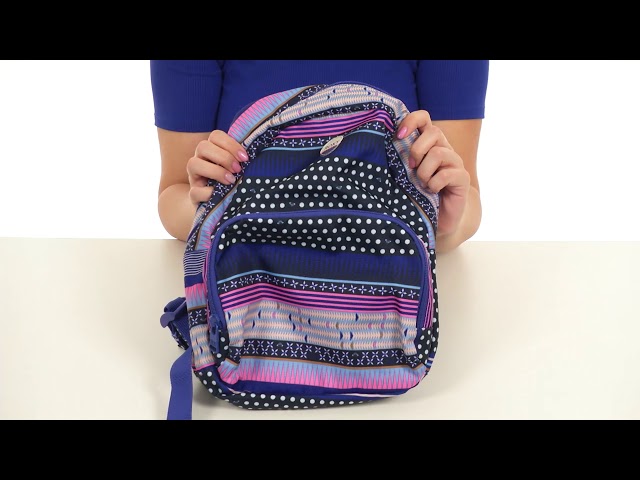 Vídeo relacionado con Roxy Always Core Printed - Bolso bandolera para mujer (1 unidad), Phantom Mo Rockin Vibe App, talla única, Casual