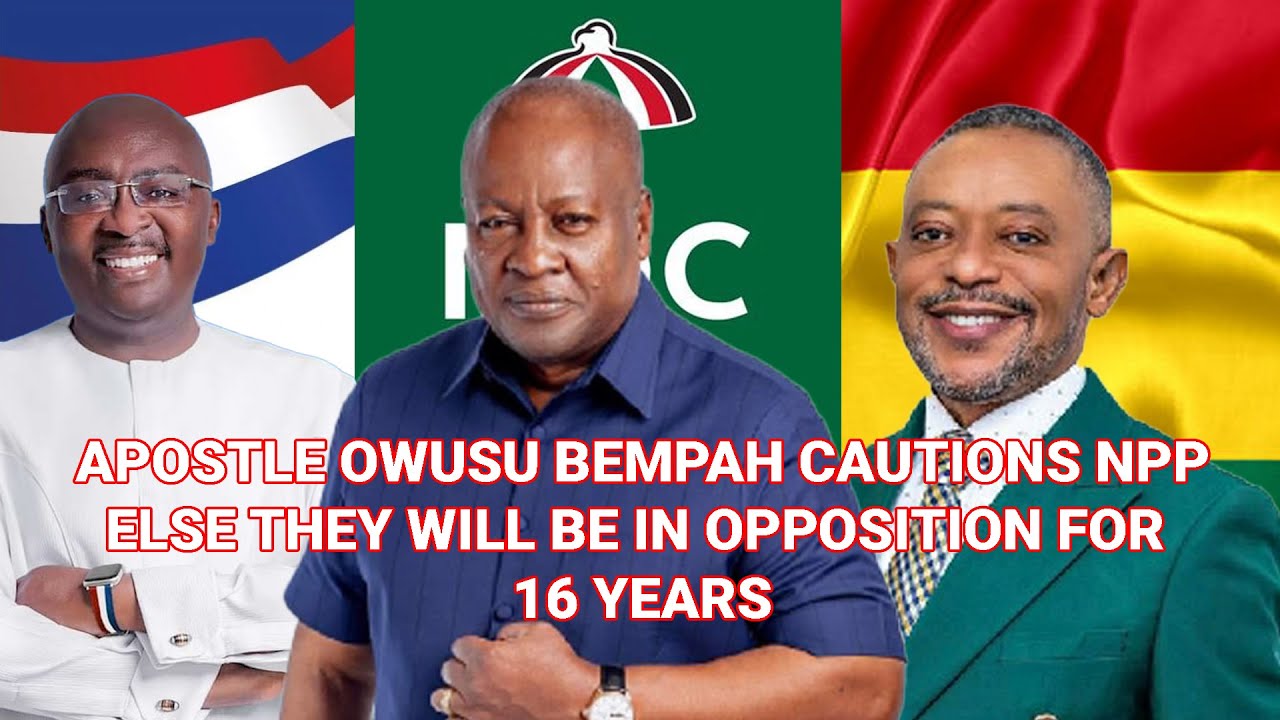MUST WATCH‼️Apostle Dr Owusu Bempah cautions NPP ahead of 2028 elections else 16 YEARS in opposition