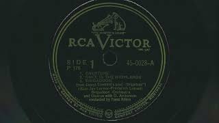 1947 BRIGADOON Overture / Once In The Highlands / Brigadoon ORIGINAL BROADWAY CAST - 78 RPM Record