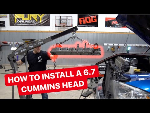 HOW TO INSTALL A CYLINDER HEAD ON A RAM 6.7 CUMMINS (PART 2)