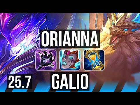 ORIANNA vs GALIO (MID) | 8/4/23 | KR Master | 25.7