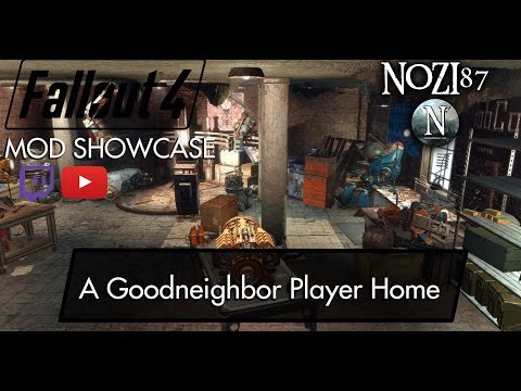 Fallout 4 Mod Showcase: A Goodneighbor Player Home by GreaseMonkey