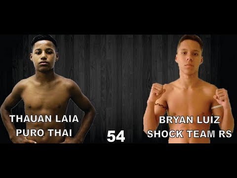 THAI KIDS 10 - Thauan Laia (Puro Thai)  x  Bryan Luiz (Shock Team RS) 54 kg