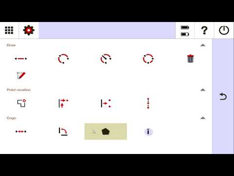 Hilti PLC 400 Tutorial - COGO (COORDINATE GEOMETRY) - Distance, angles, area, Info