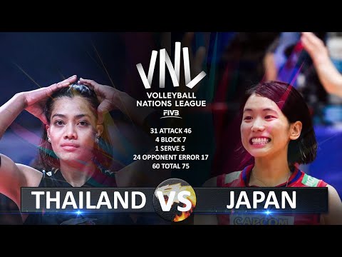 Thailand vs Japan | Women's VNL 2023