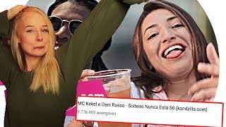 GRINGA REAGINDO À: SOLTEIRO NUNCA ESTÁ SÓ (Dani Russo e Mc Kekel)