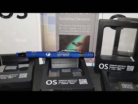 OSMIUM - Das Sunshine Element - Das seltenste Edelmetall - Der physische Bitcoin by OSMISAFE