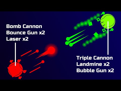 Customizable Tank Battle [Tournament Game in 8 Colors]-Marble Race in Algodoo-