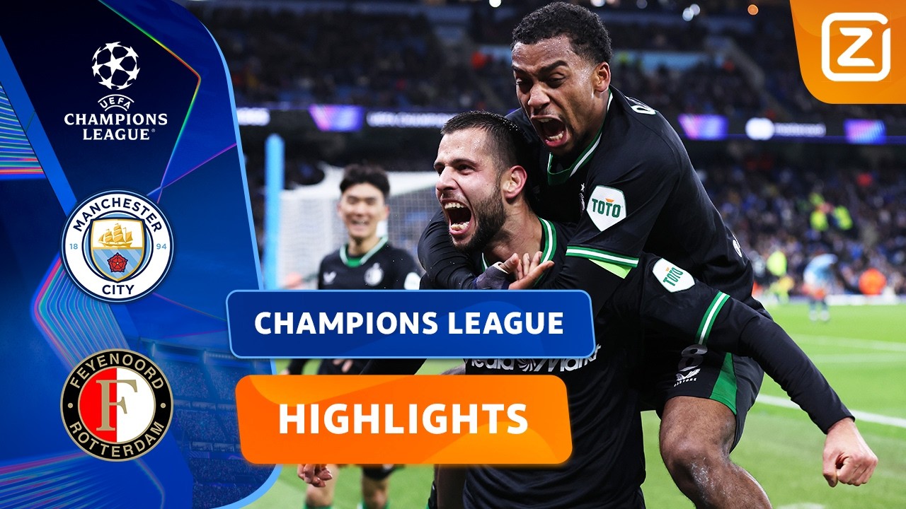 ONGELOOFLIJK! EEN KRANKZINNIGE COMEBACK VAN FEYENOORD!💥😱| City vs Feyenoord | Champions League 24/25