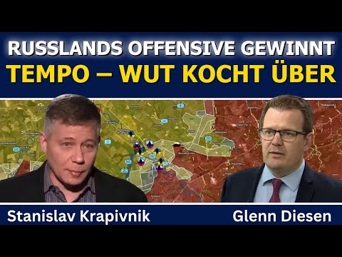 Stanislav Krapivnik: Russlands Offensive gewinnt an Tempo – Wut kocht in Moskau hoch Video-Thumbnail von YouTube