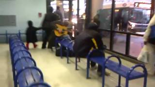 The drunk man at the lextran station