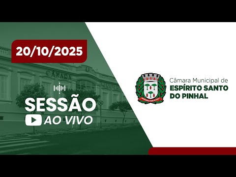 Sessão Ordinária da Câmara Municipal de Espírito Santo do Pinhal - 20/10/2025