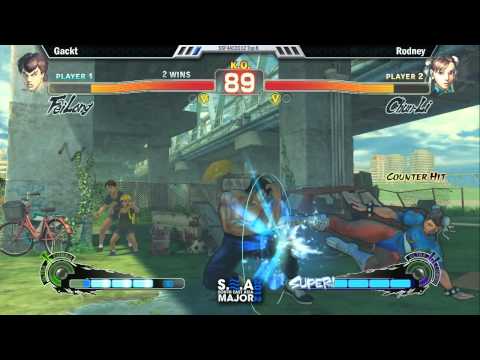 Gackt (Fei) vs Rodney BaoFeng (Chun) - SEA Major 2012 Top 16 SSF4 AE